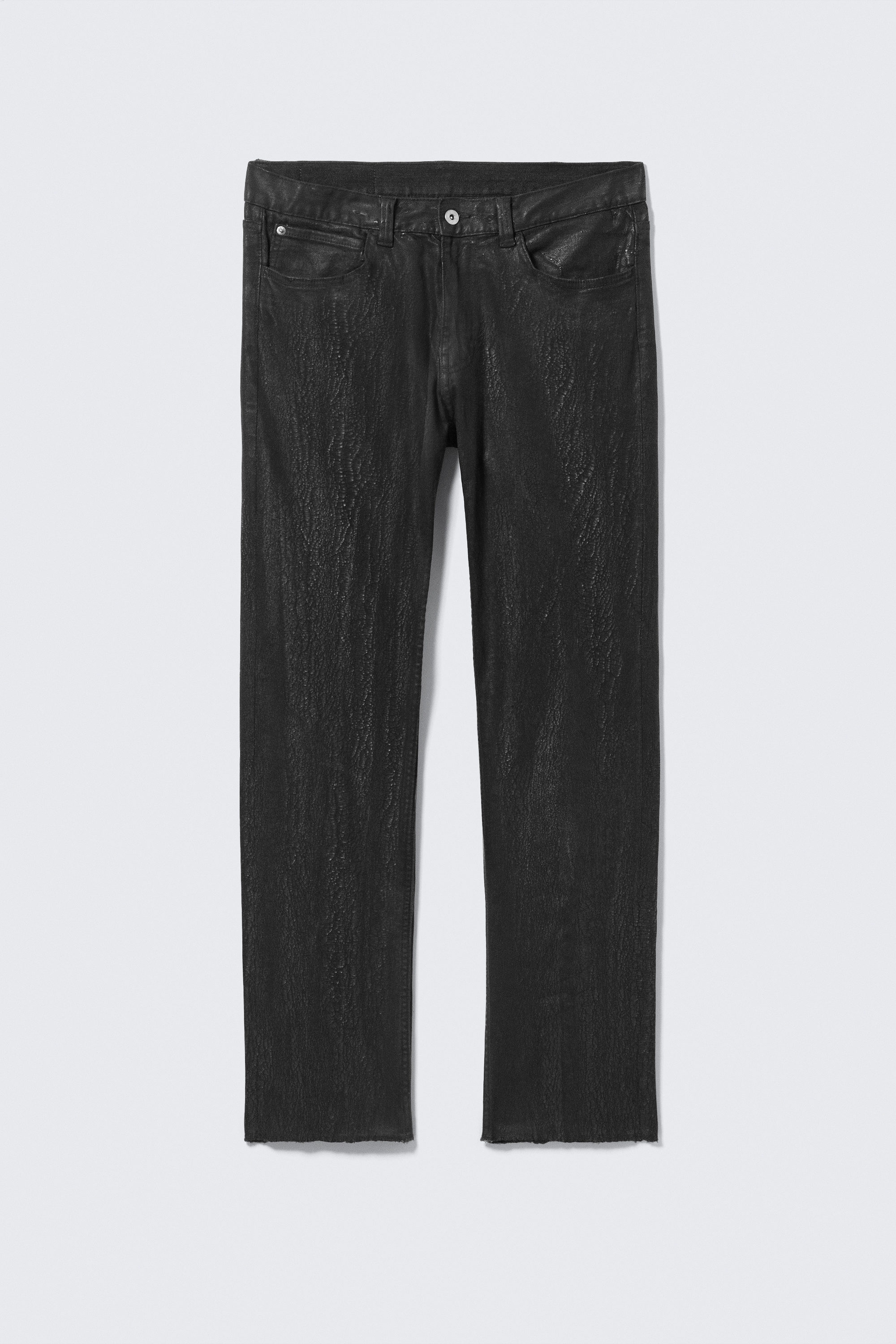 Black - Sleeze Skinny Cracked Jeans - 4