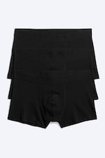 Noir - 3-pack Boxer Trunks - 0