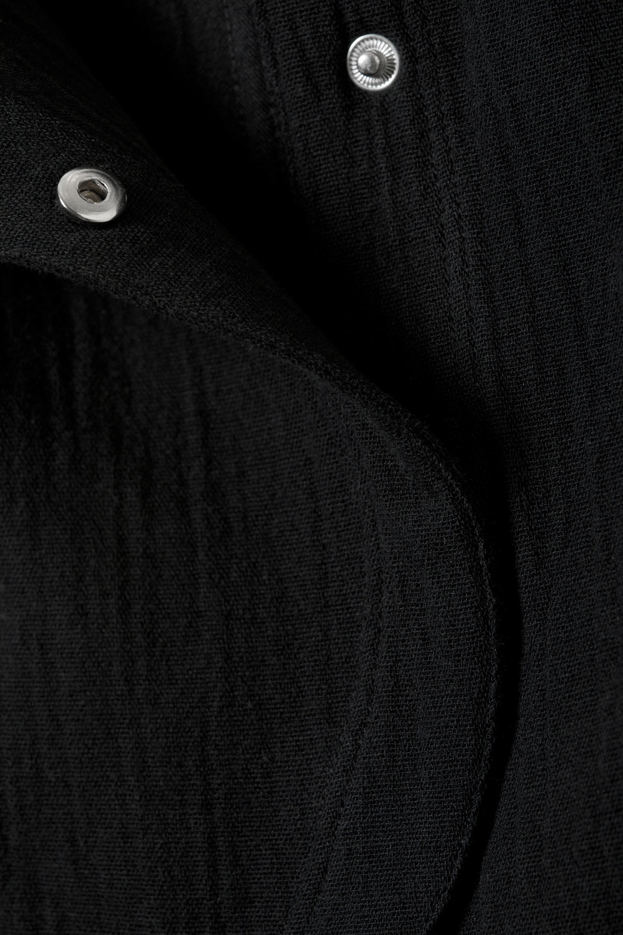Svart - Ärmlös asymmetrisk peplum topp - 5