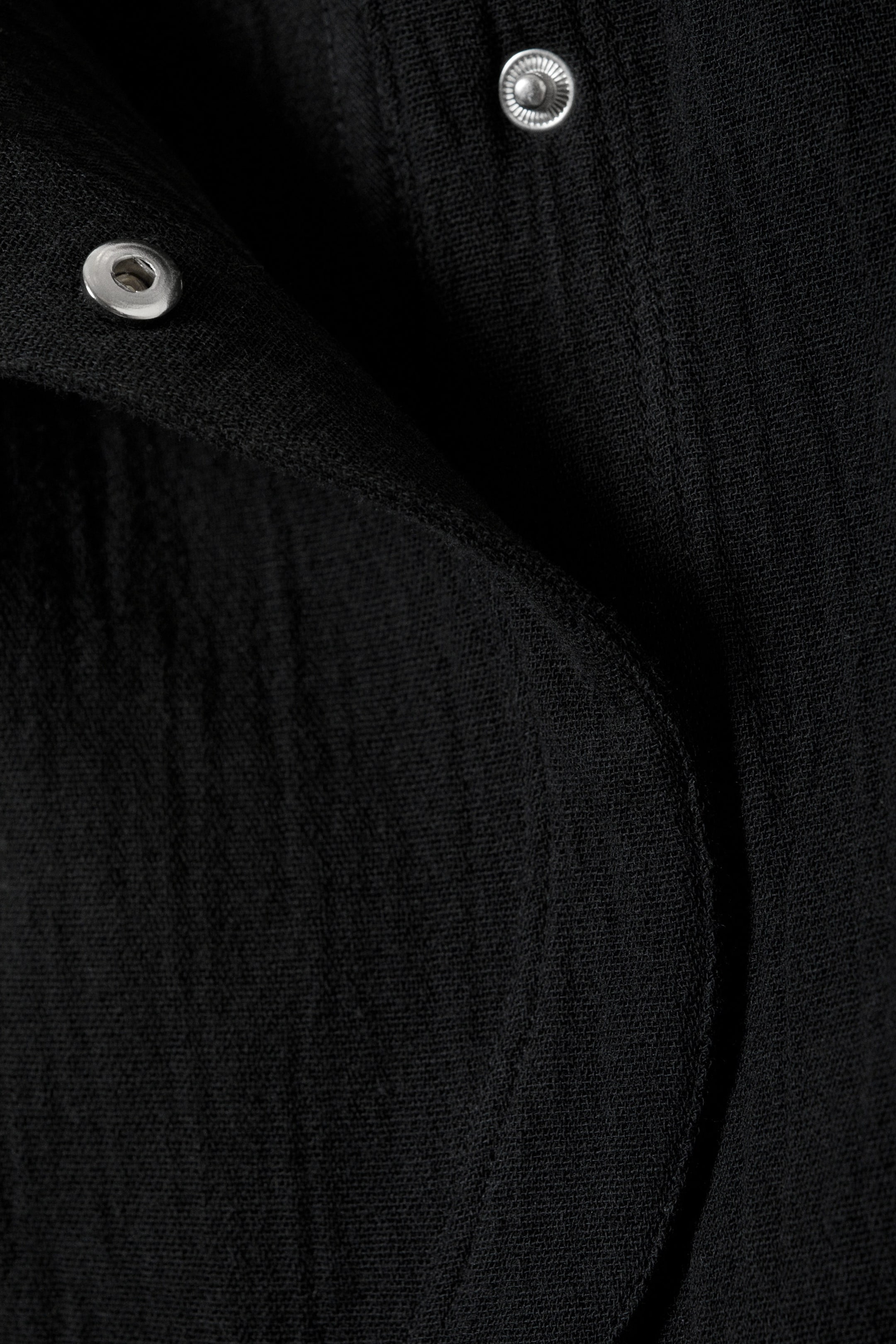 Black - Sleeveless Asymmetric Peplum Top - 1