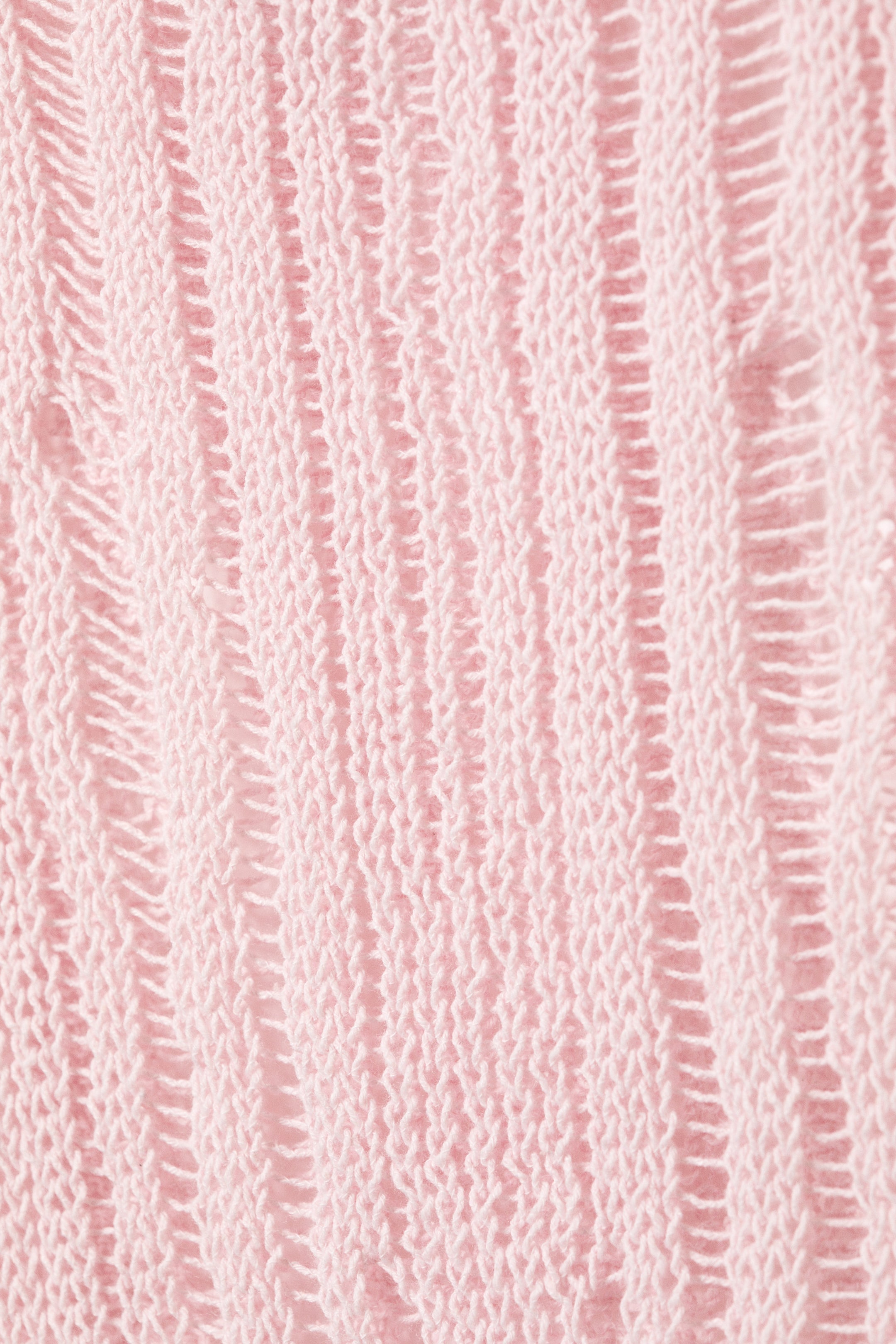 Rose clair - Débardeur en maille texturée - 4