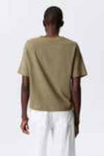 Khaki Green - Perfect Boxy T-shirt - 2