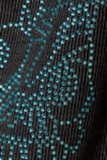 Washed Black - Tight Rhinestone Mini Tank Top - 1