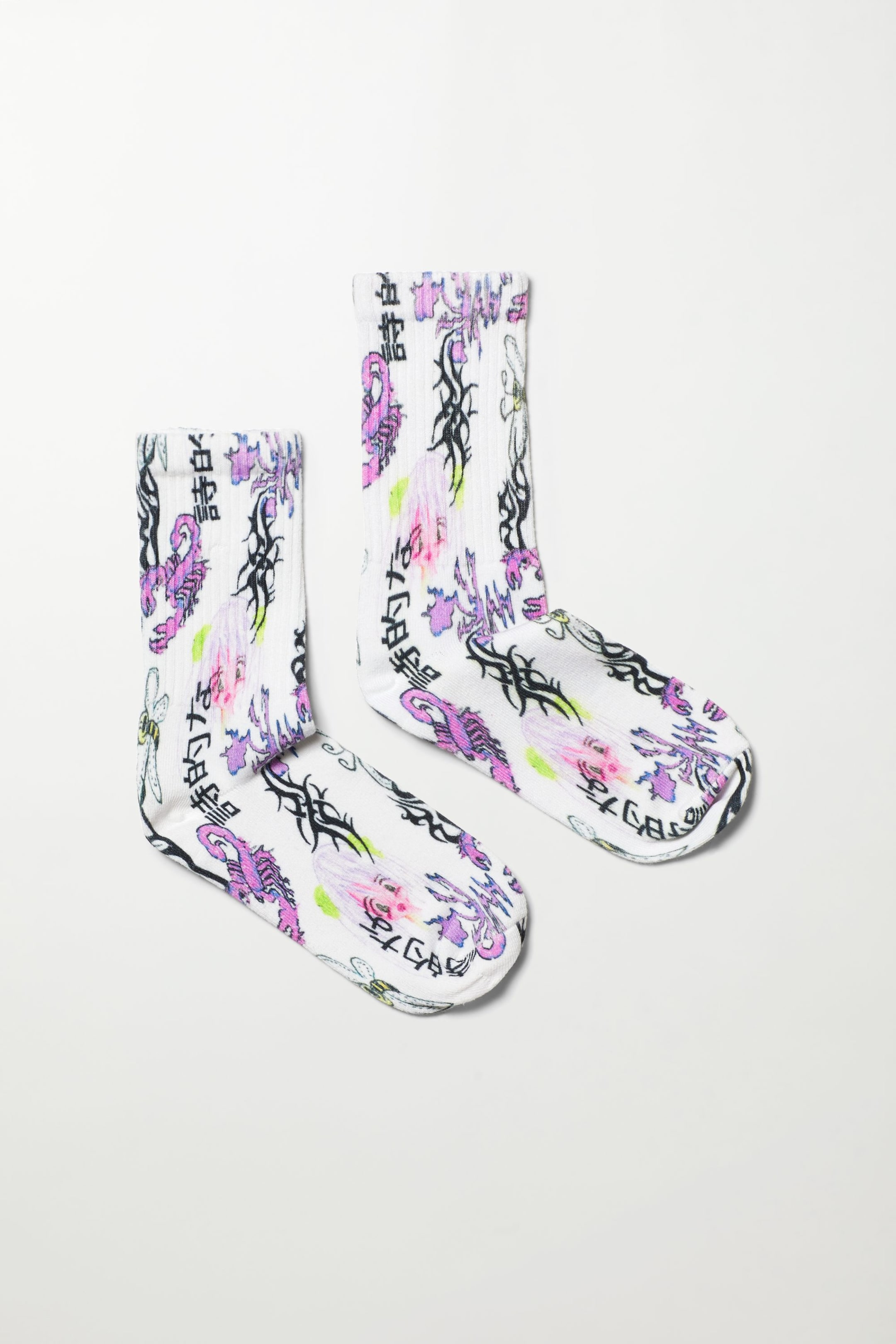 Manga print - Sport Printed Socks - 0