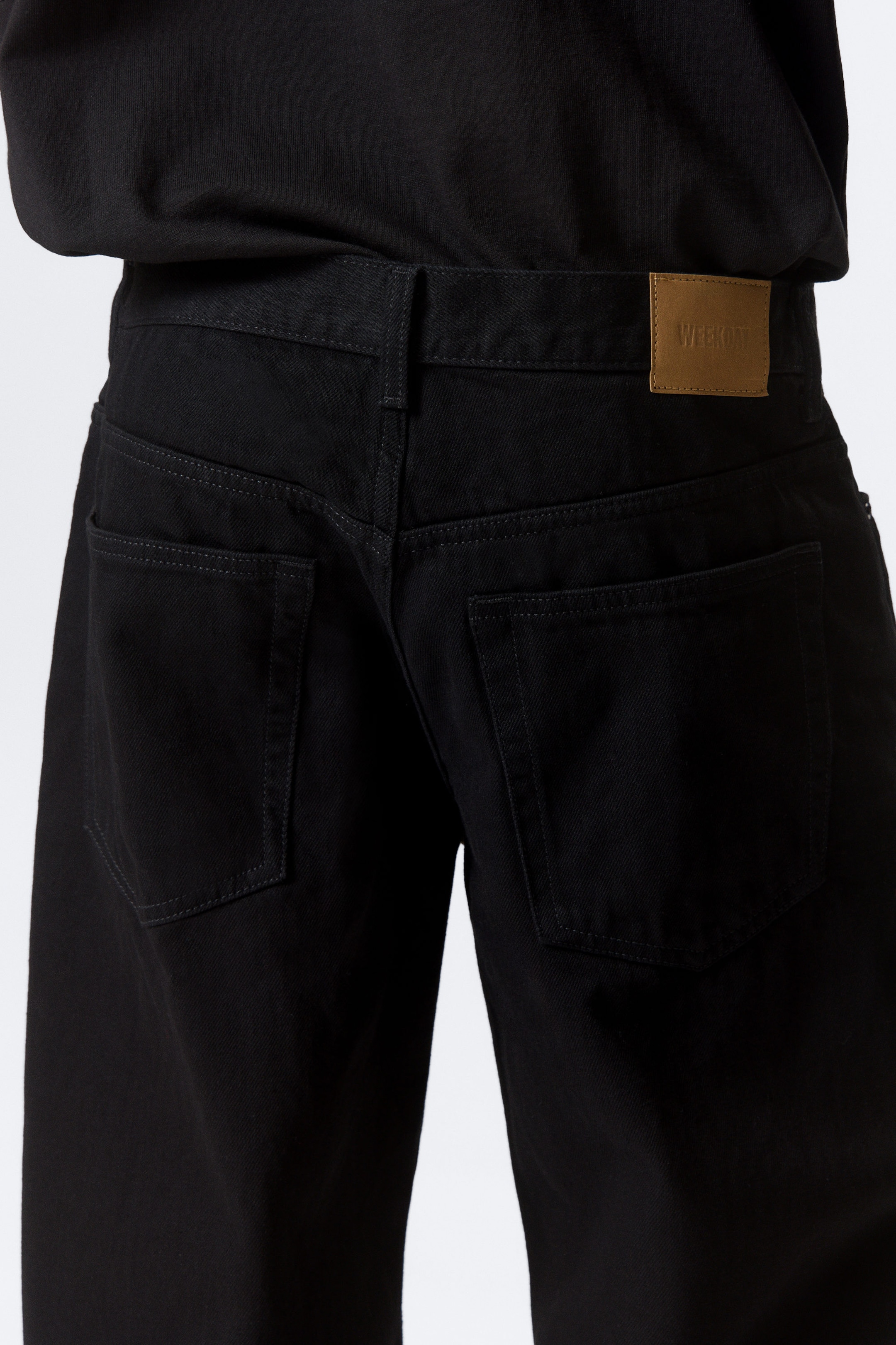 Black Rinse - Schwarz - Sphere Low Waist Loose Straight Leg Jeans - 5