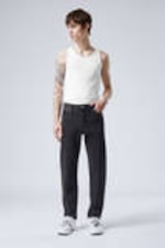 Tuned Black - Black - Barrel Relaxed Tapered Leg Jeans - 0