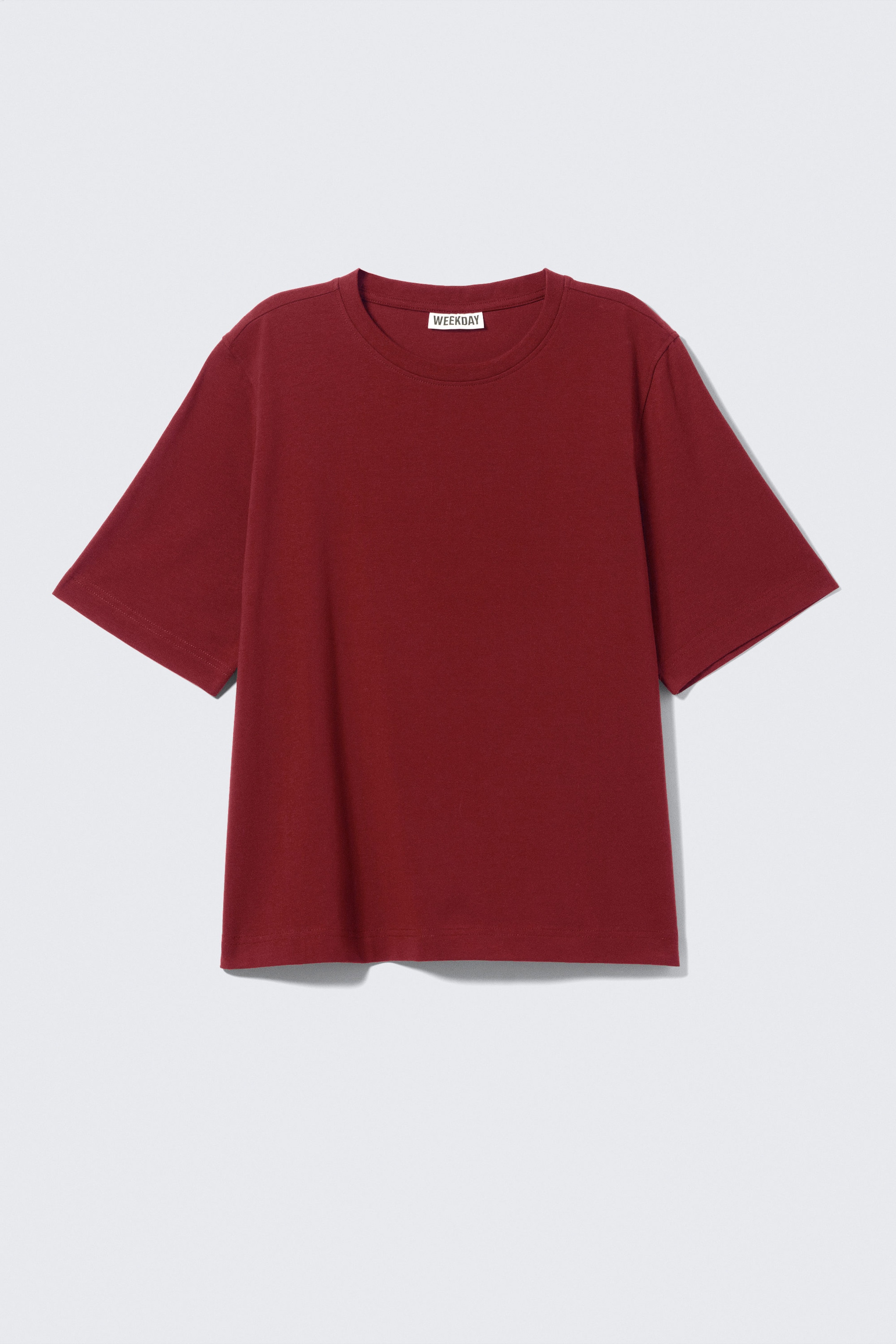 Dark Red - Perfect Boxy T-shirt - 0