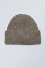 Taupe - Strickmütze Pow - 0