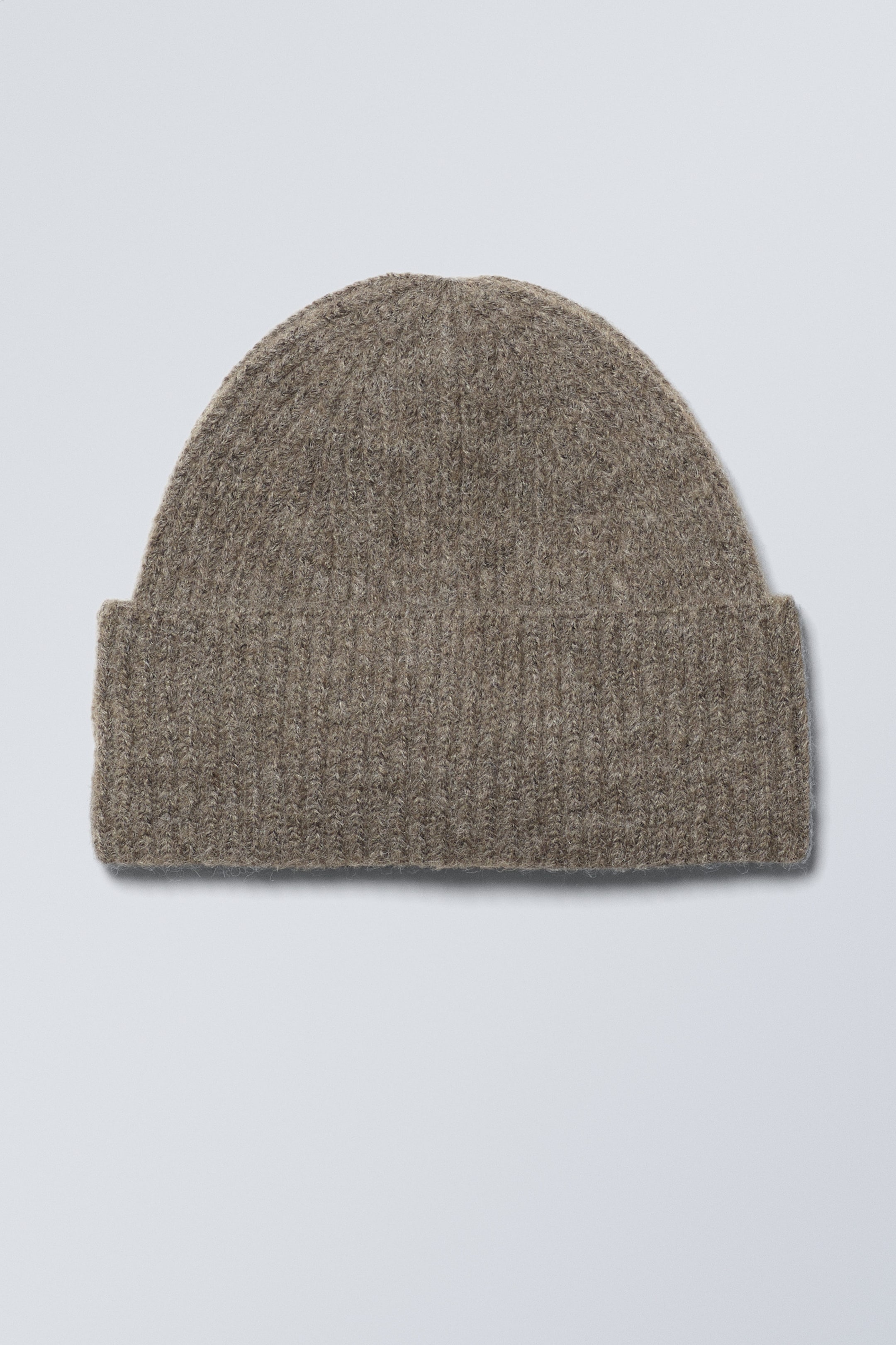 Taupe - Strickmütze Pow - 0