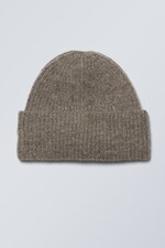 Taupe - Strickmütze Pow - 0