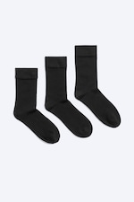 Black - 3-Pack Viscose-Blend Socks - 0