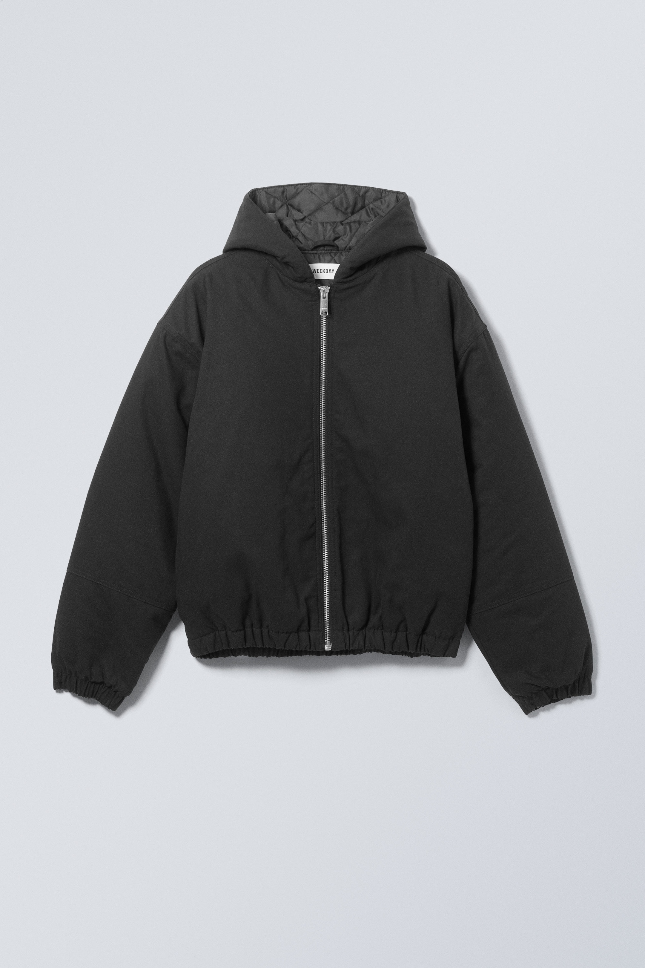 Black - Remy Hooded Bomber Jacket - 0