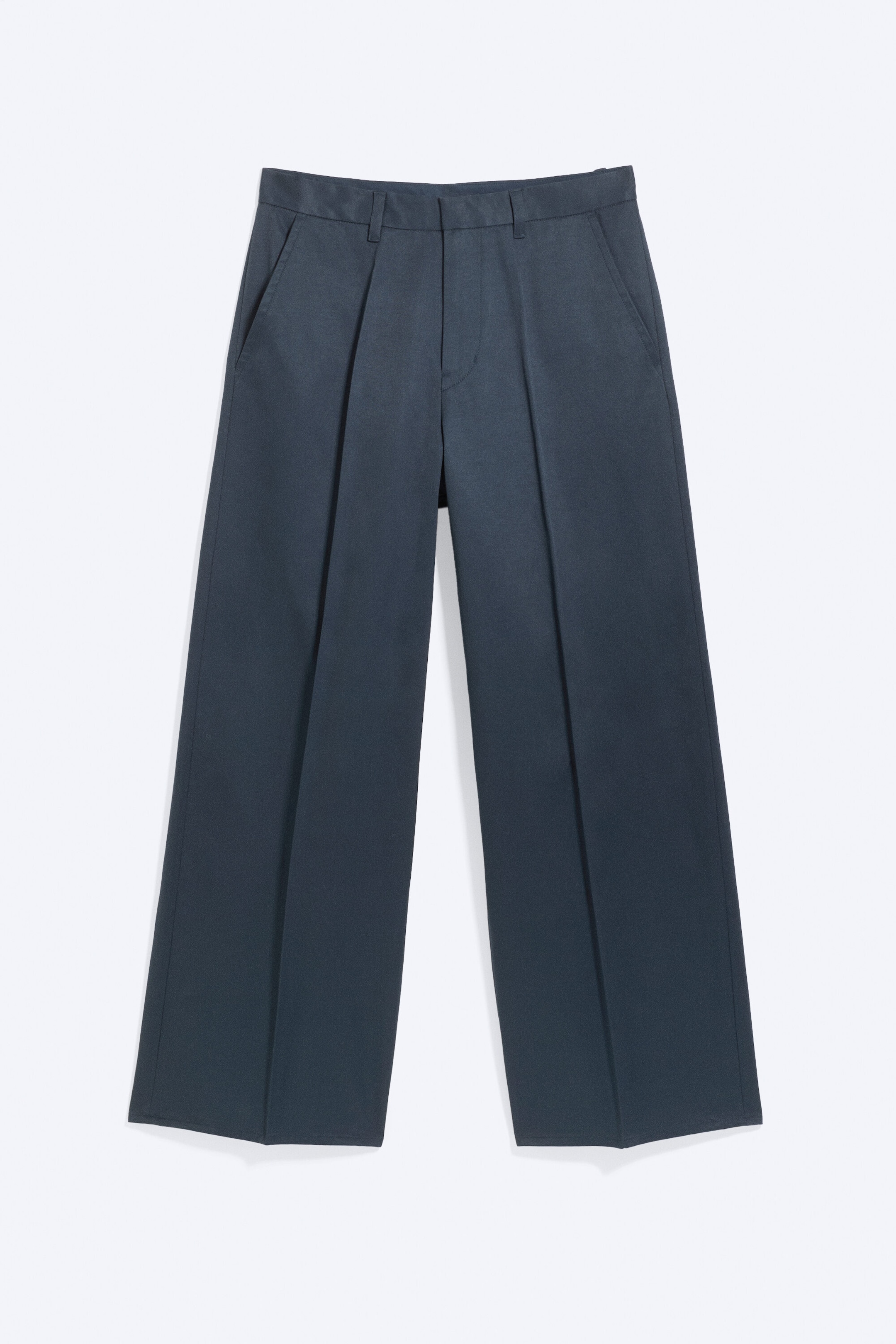 Dunkelblau - Emil Chinohose mit lockerer Passform - 0