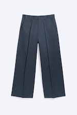 Dunkelblau - Emil Chinohose mit lockerer Passform - 0