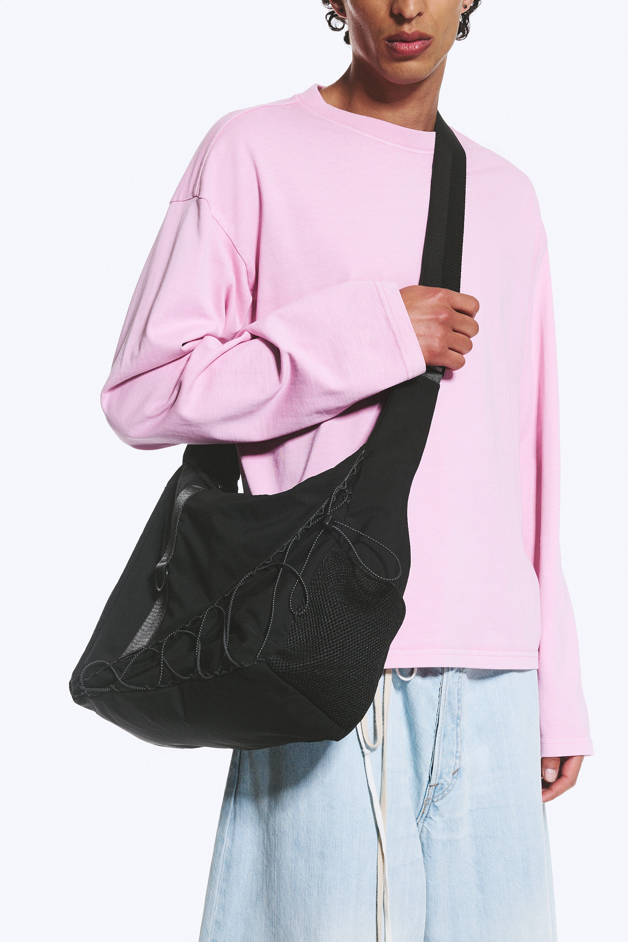 Black - Utility Crossbody Bag - 1