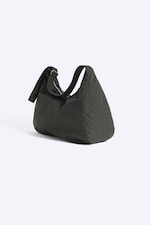 Svart - Halfcircle crossbody bag - 2