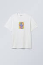 Hypno Purple Monster - Oversized T-shirt med grafiskt tryck - 0