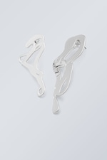 Silver - Curl örhängen - 0