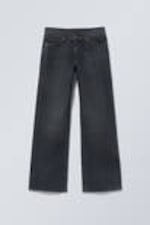 Blue Layer - Ample Low Waist Loose Wide Leg Jeans - 0
