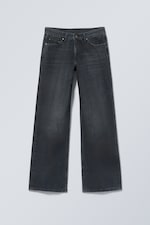 Blue Layer - Ample Low Rise Loose Wide Jeans - 0
