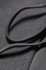 Dark Grey - Strappy Towelling Bikini Bottoms - 1