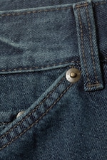 Lake Blue - Medium Blue - Astro Shape Loose Baggy Jeans - 1