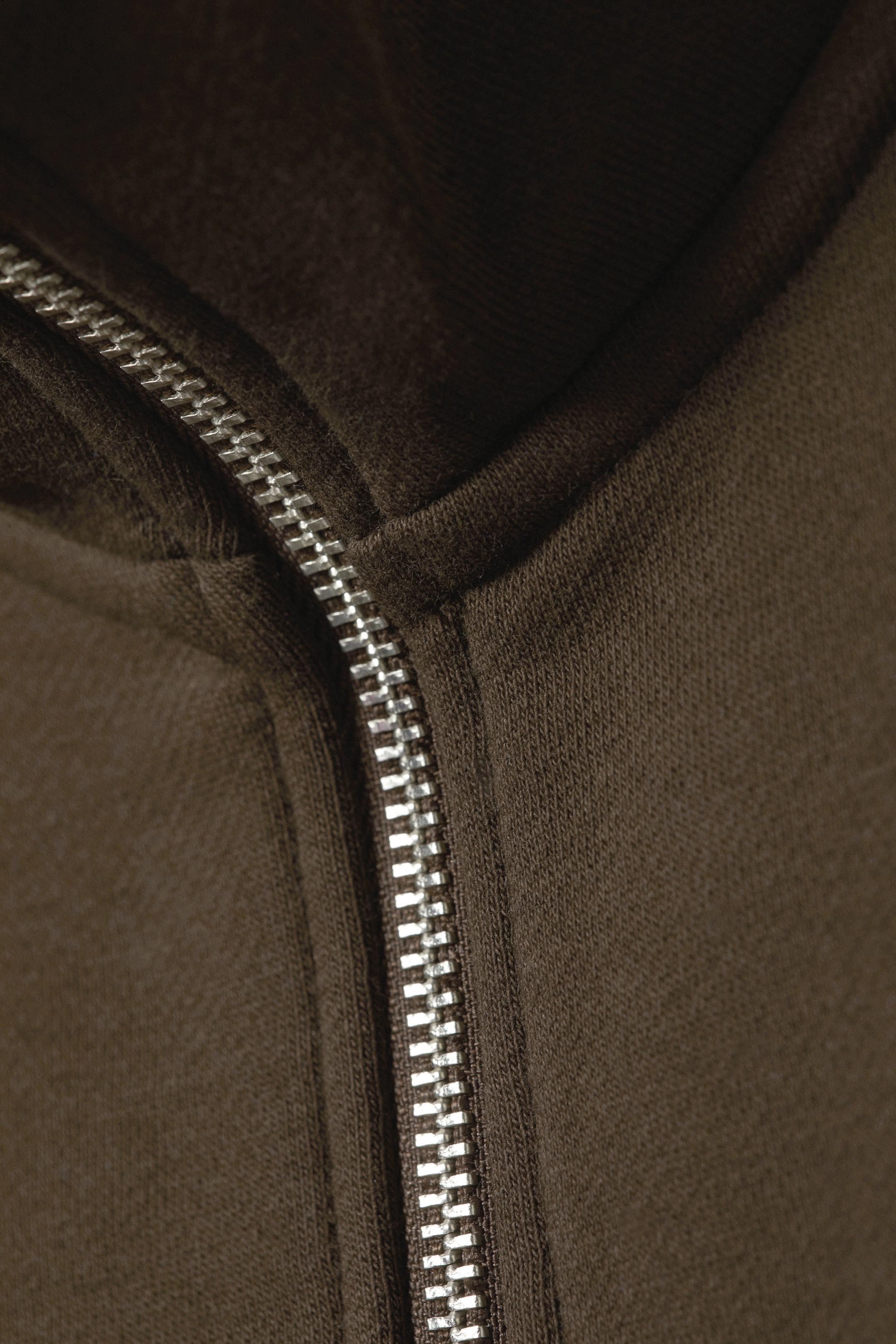 View larger image: Relaxed Heavy Half Zip Sweater - Dark Brown - Men | H&M GB 2