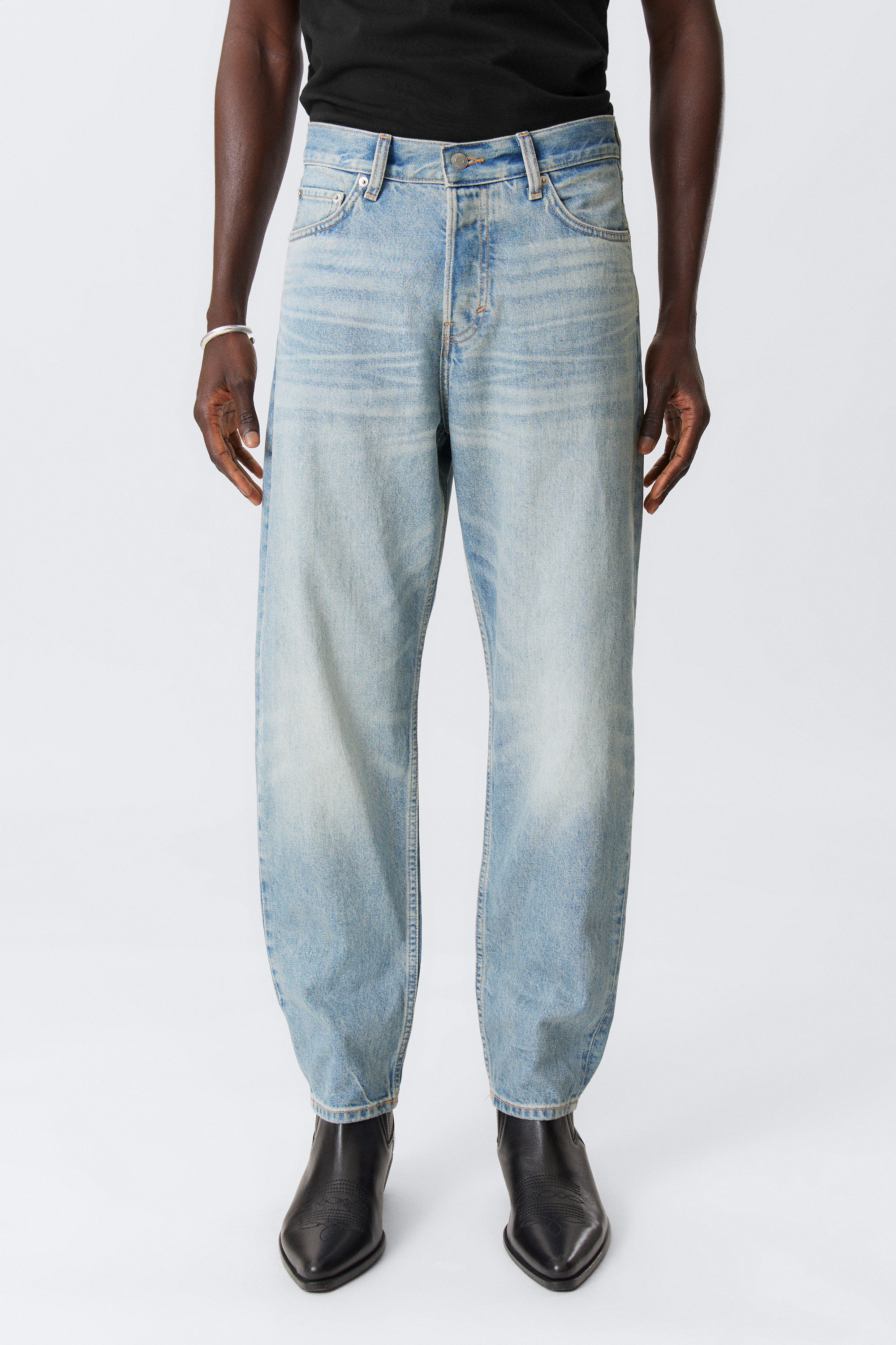 Seventeen Blue - Mittelblau - Ray Relaxed Tapered Leg Jeans - 2