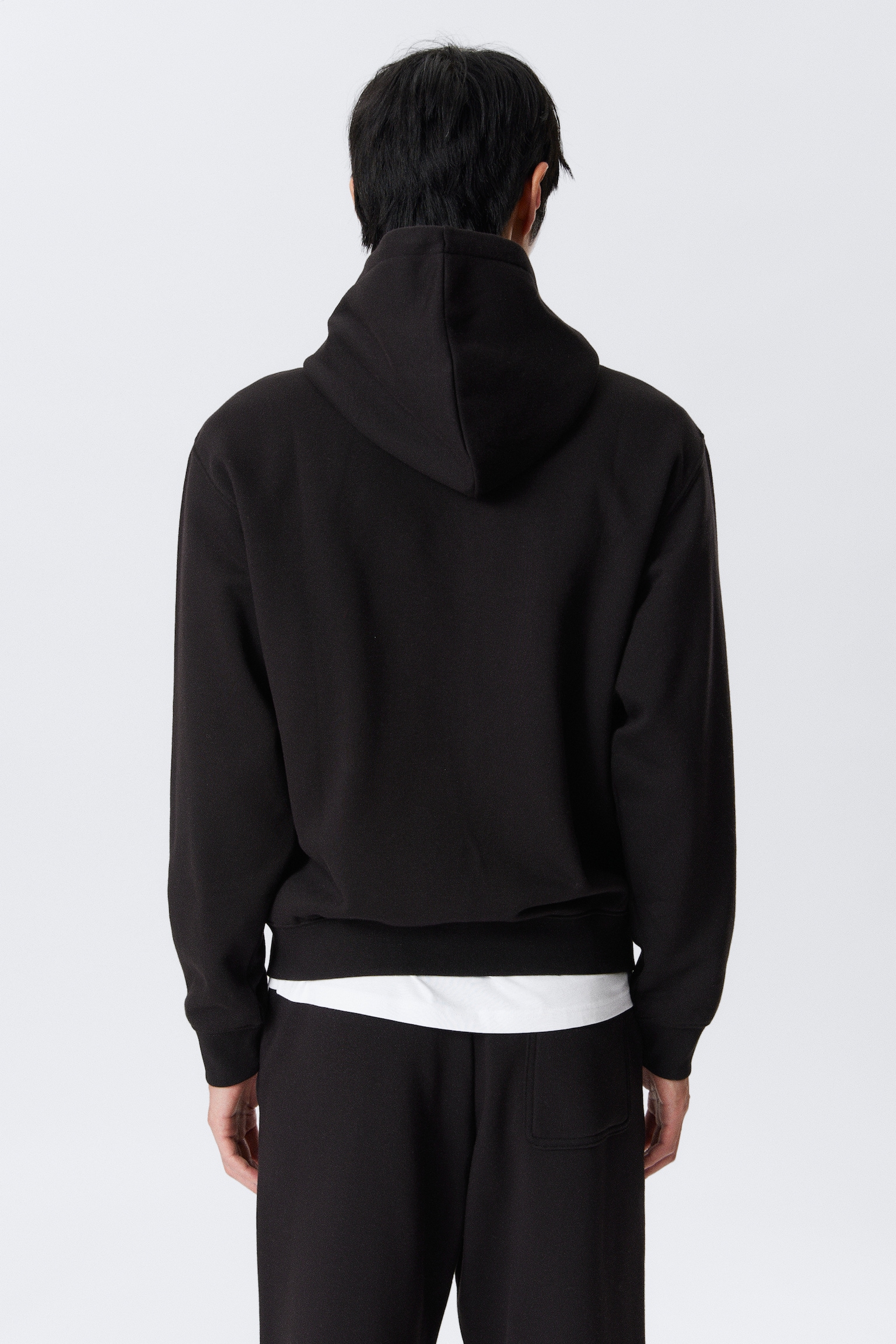 Classic Zip Hoodie - Black/Grey Melange/Navy Blue - 5