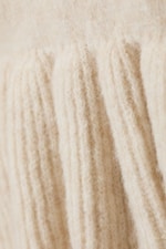 Off-white - Flounced Hem Knitted Sweater - 4