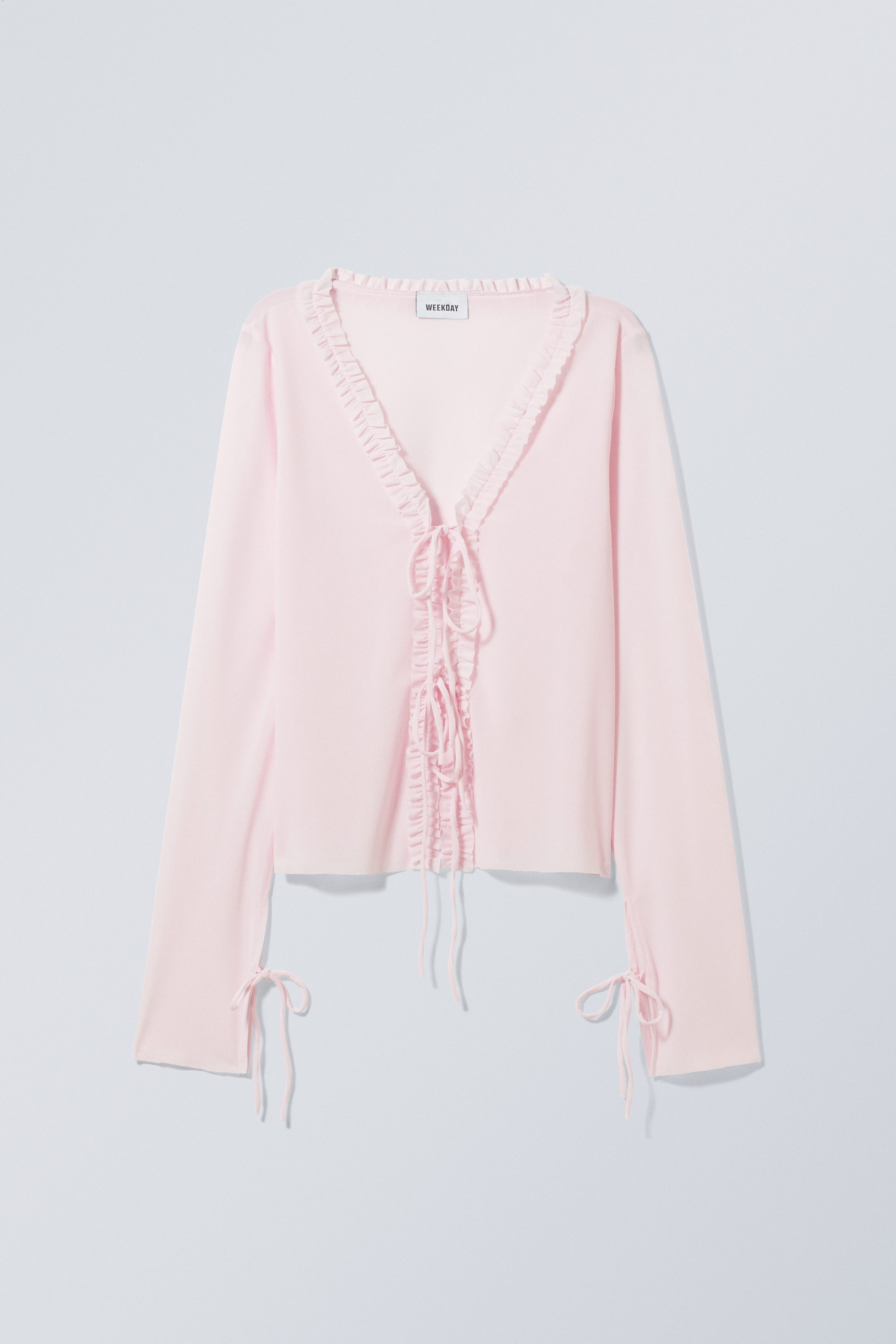 Dusty light pink - Lily Frill Long Sleeve - 0