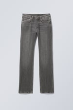 Schwarzer Donner - Pin Mid Waist Regular Straight Jeans - 0