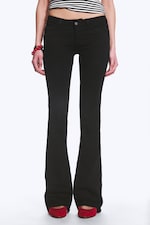 Black Top Rinse - Booty Bei Low Waist Skinny Bootcut Jeans - 1