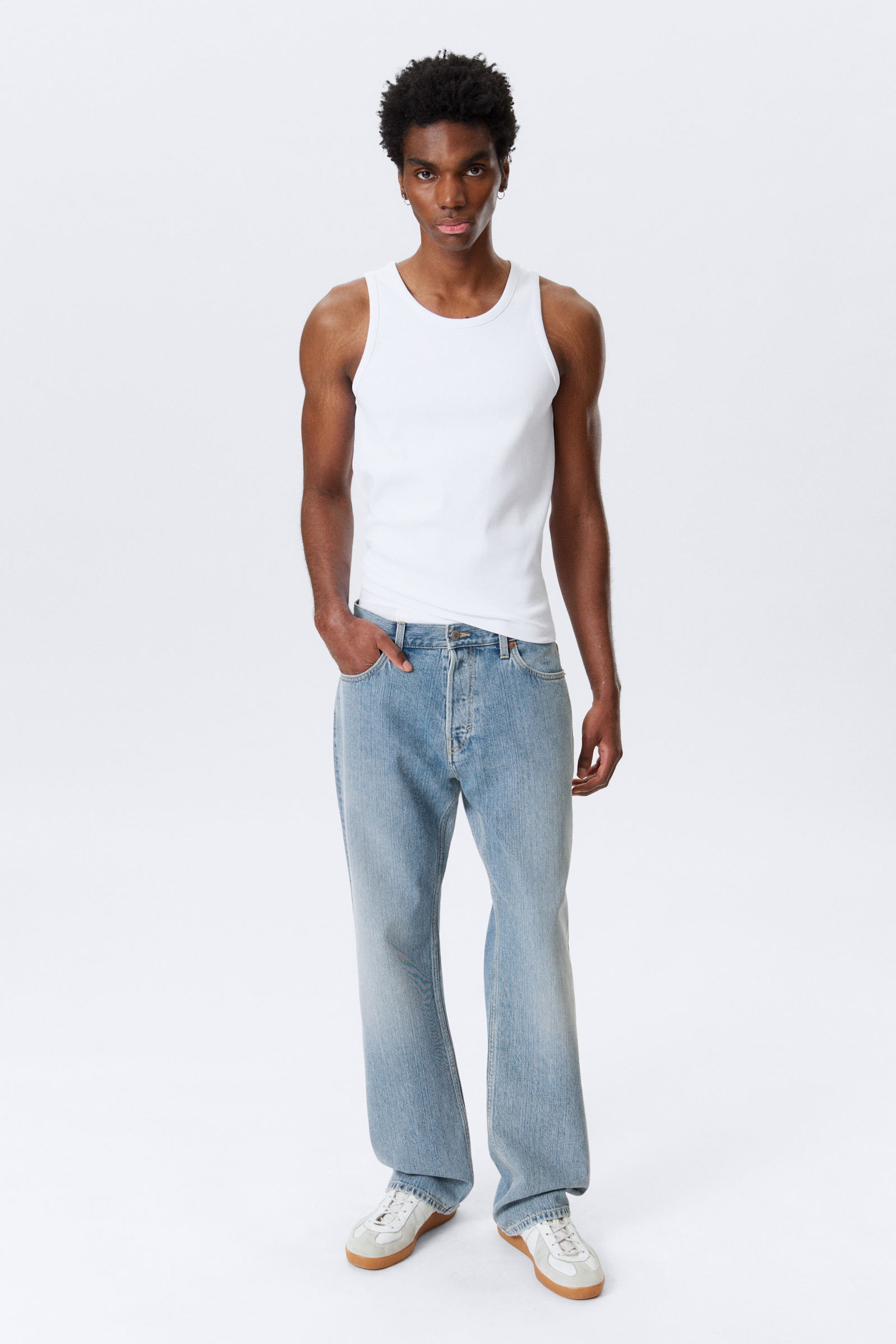 #79829D - Meteor Low Rise Relaxed Straight Leg Jeans - 1