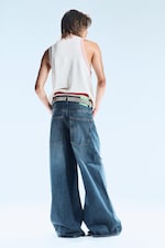 Tide Blue - Bleu foncé - Jean large ample taille standard Rad Super - 2