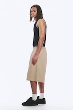 Beige - Chinoshorts med lös passform - 3