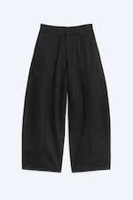 Black Rinse - Low-Rise Tailored Baggy Jeans - 4