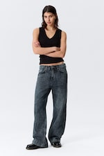 Pandora Blau - Dunkelblau - Missy Low Rise Loose Straight Leg Jeans - 0