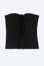 Black - Halterneck Bandeau Top - 3