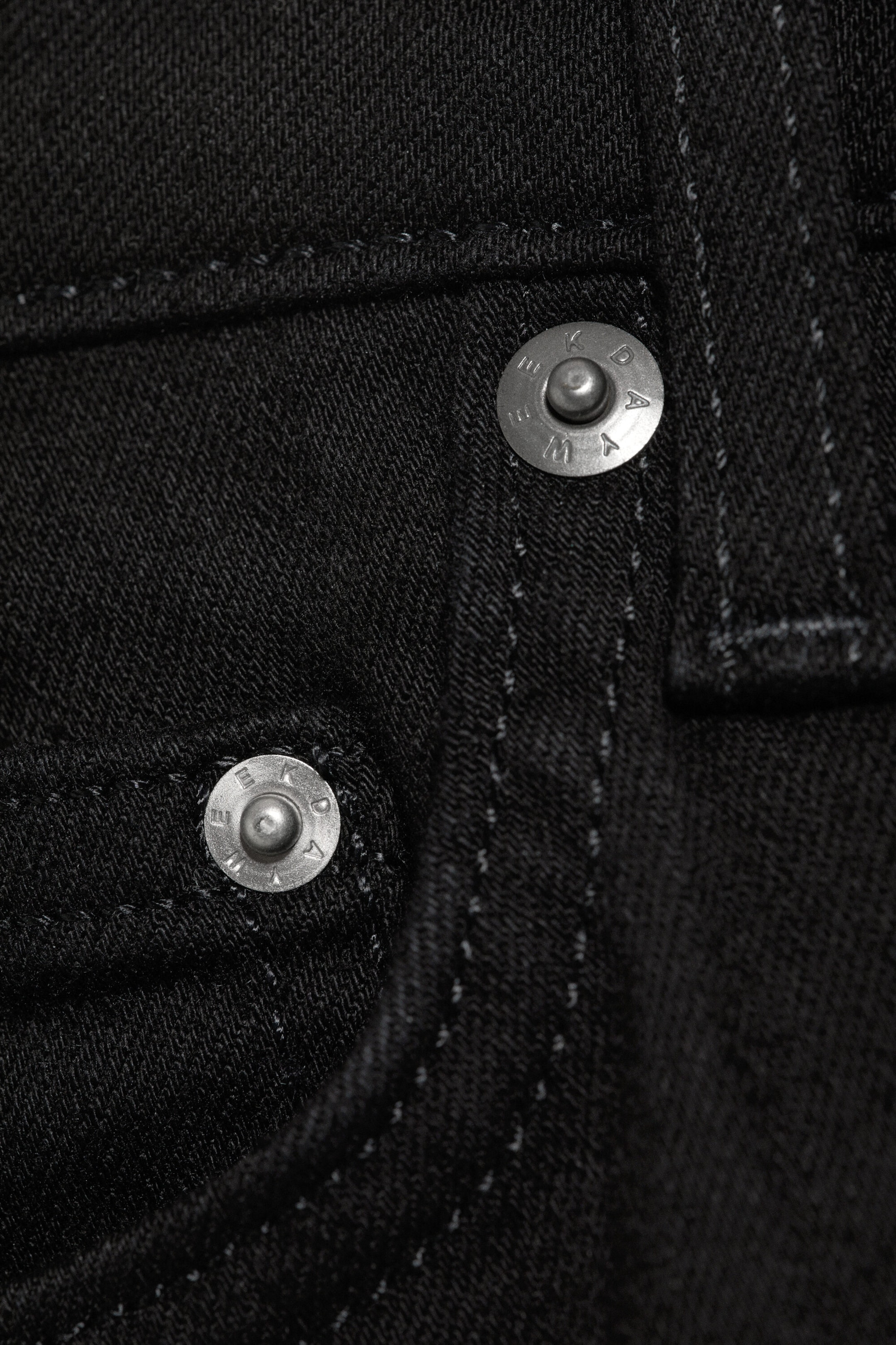 Black Rinse – svart - Luna smal jeans med lavt liv og bootcut - 2