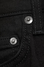 Black Rinse – svart - Luna smal jeans med lavt liv og bootcut - 1