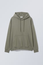 Olive - Oversized Midweight Hoodie - 0