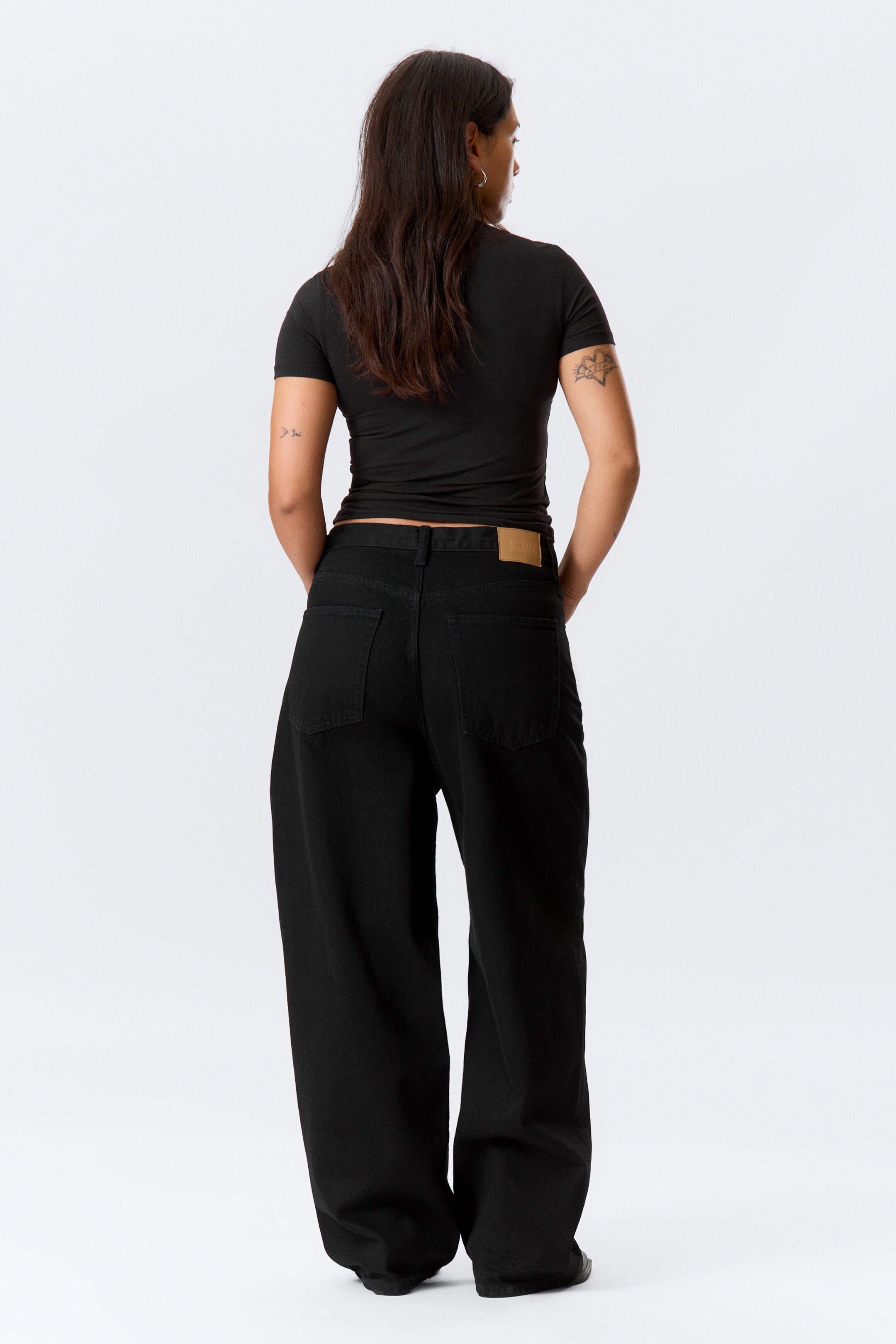 Zobrazit větší obrázek: Astro Loose Baggy Leg Jeans - Černá Rinse - Černá - MUŽI | H&M CZ 5