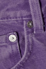Overdyed purple - Jean droit décontracté taille mi-haute Space - 1
