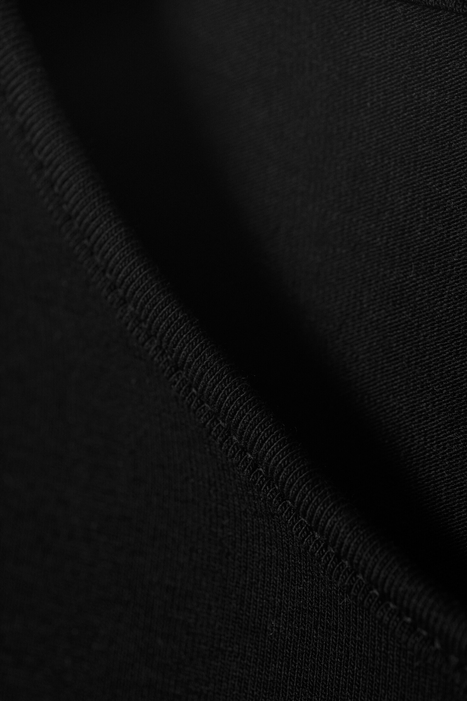 Sleeveless Cotton Jersey Maxi Dress - Black/Dark Grey - 2