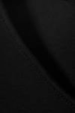 Black - Sleeveless Cotton Jersey Maxi Dress - 4