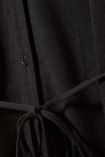 Noir - Robe en lin mélangé Carla - 1