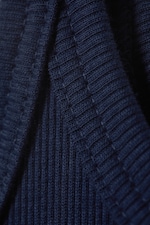 Dark Blue - Close Fitted Ribbed Singlet - 1