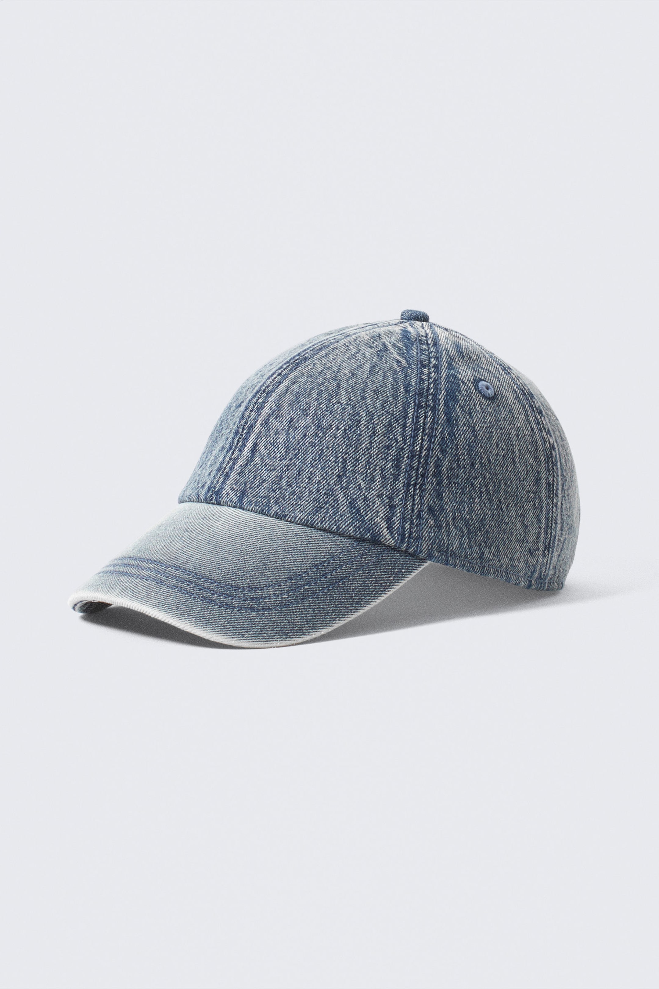 Blue - Baseball Denim Cap - 1