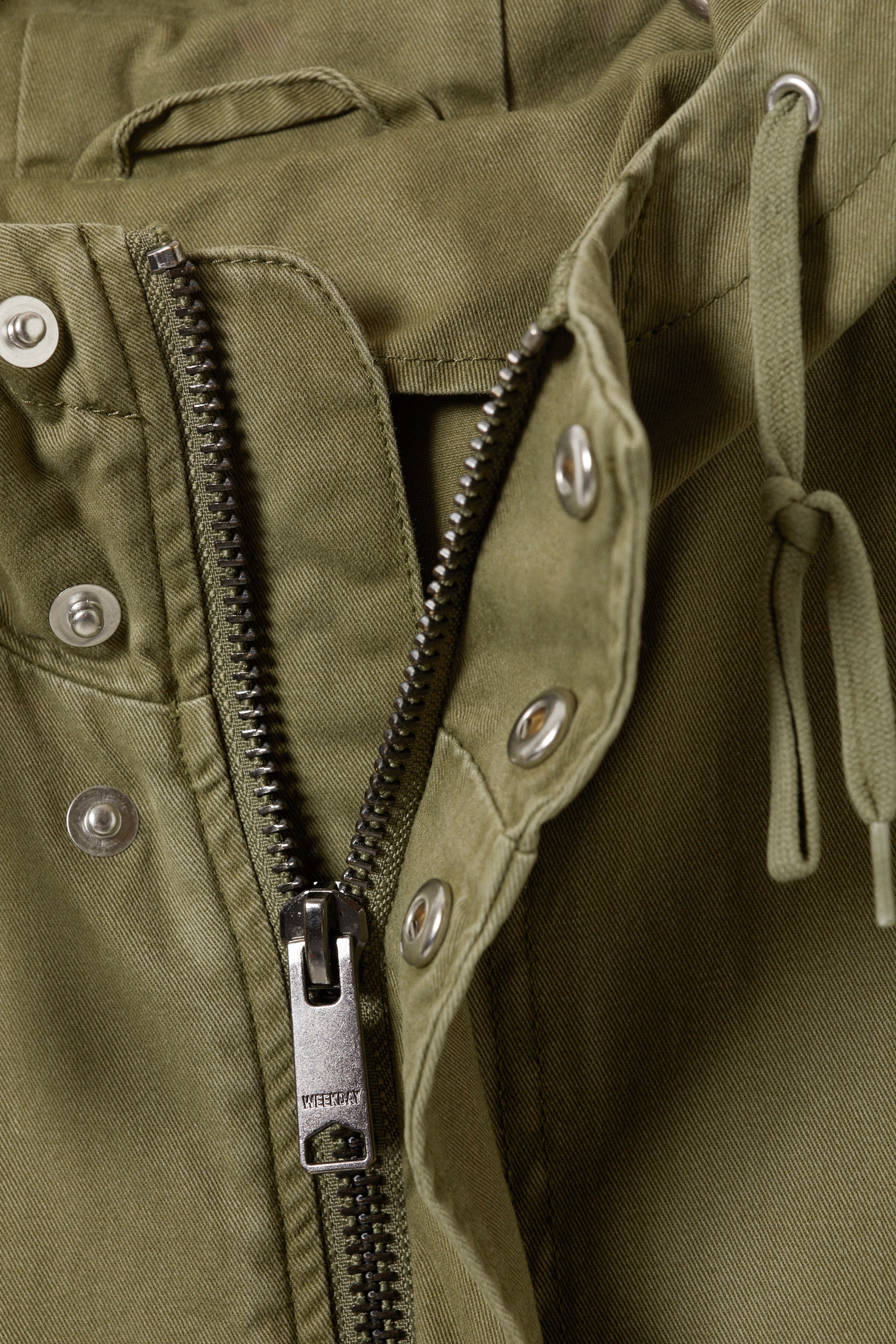 Visualizza immagine più grande: Parka oversize in twill di cotone - Verde kaki - UOMO | H&M IT 2